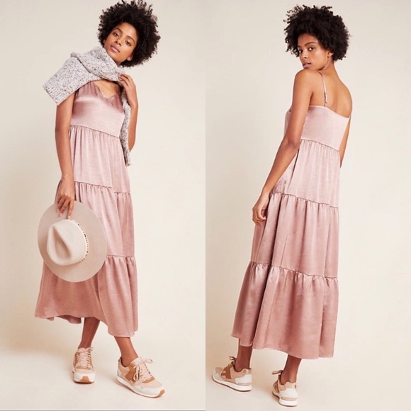 Anthropologie Dresses & Skirts - Anthropologie Elodie Tiered Maxi Dress Medium